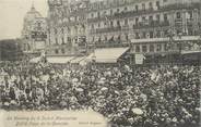 34 Herault .CPA FRANCE 34 "   Montpellier,  Meeting du 09 juin, défilé place de la Comédie "