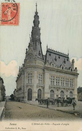 CPA FRANCE 89 "Sens, Façade de l'Hotel de ville"