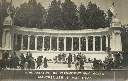 .CPA FRANCE 34 "   Montpellier, Inauguration du Monument aux Morts le 06 mai 1923"