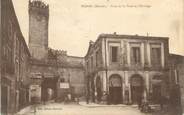 34 Herault .CPA  FRANCE 34 "  Pignan, Place de la Poste et l'horloge"