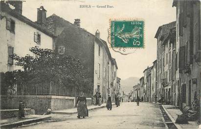 .CPA FRANCE 34 "  Riols, Grande rue  "