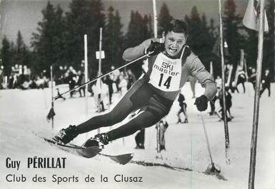 CPSM FRANCE 74 "La Clusaz" / SKI