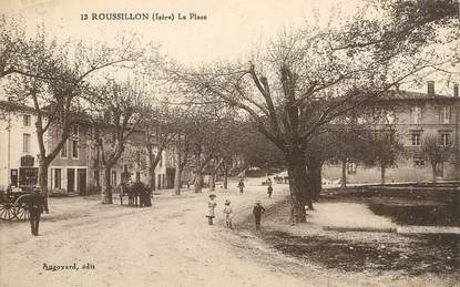 CPA FRANCE 38 "Roussillon, la Place"