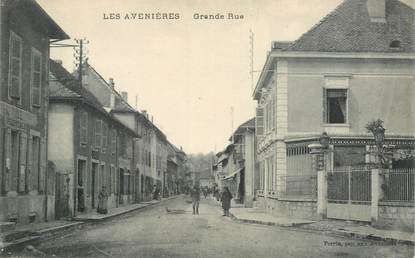 CPA FRANCE 38 "Les Avenières, Grande rue"