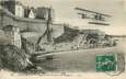 CPA FRANCE 35  "Saint Malo, Plage de Bon Secours et les Remparts" / AVIATION