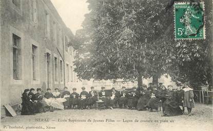 CPA FRANCE 47 "Nérac, Ecole supérieure de Jeunes filles"