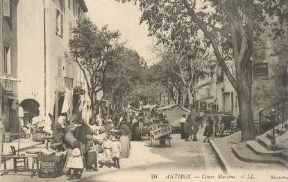 CPA FRANCE 06 "Antibes, Cours Masséna "