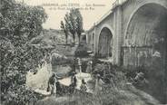 34 Herault .CPA  FRANCE 34 "  Cette, Issanka, Les sources et le pont du chemin de fer"  