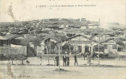 .CPA  FRANCE 34 "  Cette, Fort de la butte ronde et Mont St Clair"