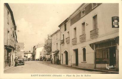 .CPA  FRANCE 34 "  St  Pargoire, Place du jeu de ballon"