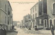 34 Herault . CPA FRANCE  34 " St André de Sangonis, Rue de la Poste"