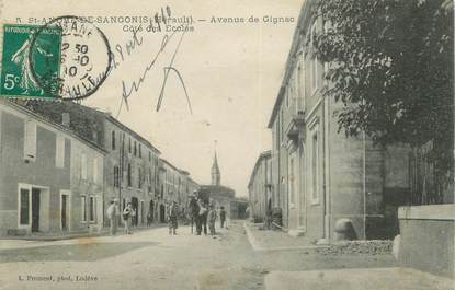 . CPA FRANCE  34 " St André  de Sangonis, Avenue de Gignac"