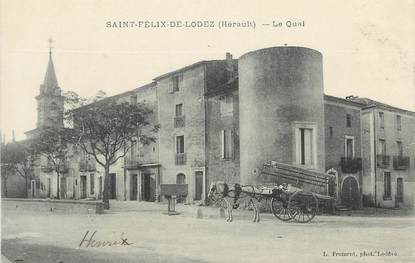 . CPA FRANCE  34 " St Félix de Lodez, Quartier des écoles"