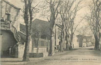 . CPA FRANCE  34 " St Félix de Lodez, Avenue de Lodève"