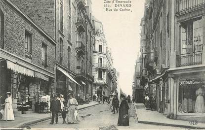 . CPA FRANCE  35  " Dinard, Rue du casino"