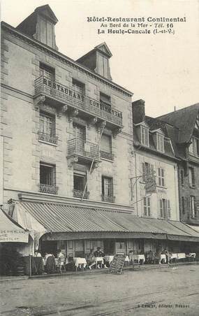 . CPA FRANCE  35  " La Houle - Cancale, Hôtel Restaurant Continental"