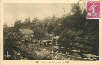 . CPA FRANCE  35  " Hédé, Vue de la Vallée sous Hédé"