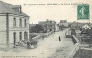 35 Ille Et Vilaine . CPA FRANCE  35  " Pont Réan, Le pont et la route de Rennes"