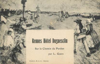 . CPA FRANCE  35  "Rennes, Hôtel Duguesclin"