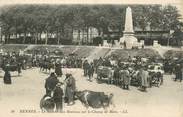 35 Ille Et Vilaine . CPA FRANCE  35  "Rennes, Le marché aux bestiaux sur le Champ de Mars"