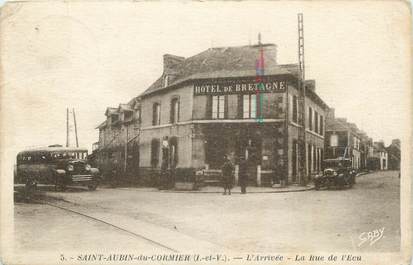 . CPA FRANCE  35 "St Aubin du Cormier, Rue de l'Eau"