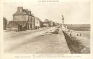 35 Ille Et Vilaine . CPA FRANCE  35 "St Benoit des Ondes, Route de Cancale, Plage et monument aux morts"