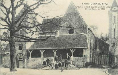 . CPA FRANCE  35 "St Ouen, L'église"