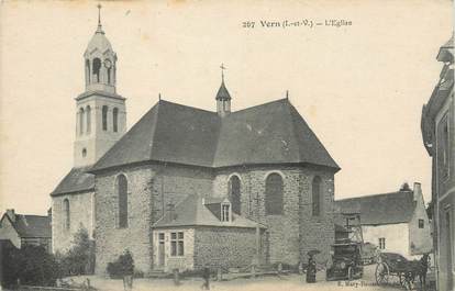 . CPA FRANCE  35 "Vern, L'église"