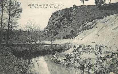 . CPA FRANCE  35 "Vieux Vy sur Couesnon, Les mines de Bray" / MINES