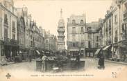 37 Indre Et Loire CPA FRANCE 37 "Tours, Place du Grand Marché et Fontaine de Beaume"