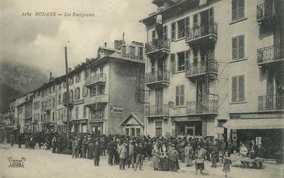 . CPA FRANCE  73 "Modane,  Les émigrants