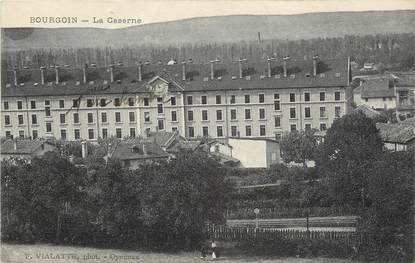 CPA FRANCE 38 "Bourgoin, la Caserne"