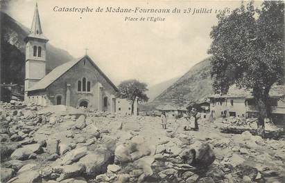 . CPA FRANCE  73 "Modane  - Fourneaux, Catastrophe du 23 juillet 1906 Place de l'église"