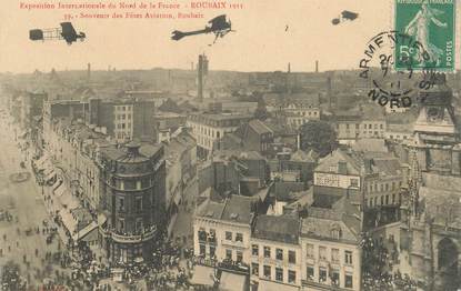 CPA FRANCE 59 "Roubaix, 1911, aviation"
