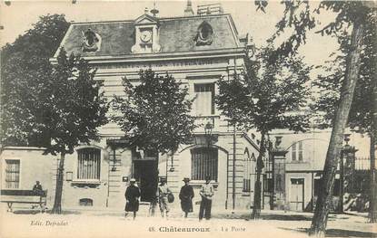 CPA FRANCE 36 "Châteauroux, la Poste"