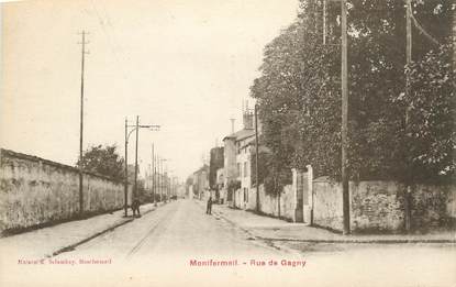 CPA FRANCE 93 "Montfermeil, rue de Gagny"