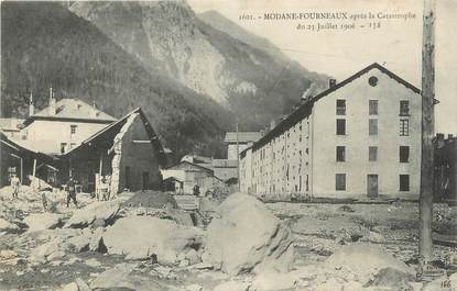 . CPA FRANCE  73 " Modane - Fourneaux,  Catastrophe du 23 juillet 1906  "