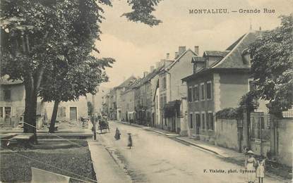 CPA FRANCE 01 "Montalieu, la grande rue"