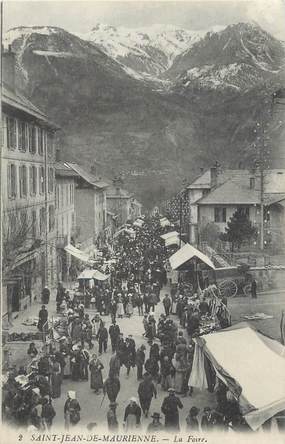 . CPA FRANCE  73 " St Jean de Maurienne, La foire"