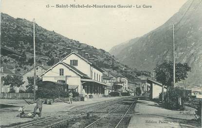 . CPA FRANCE  73 " St Michel de Maurienne,  La gare"