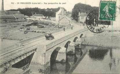 CPA FRANCE 44 "Le Pouliguen, vue perspective du pont"