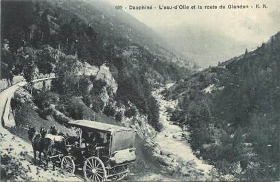 . CPA FRANCE  73 " L'eau d'Olle et la Route du Glandon"