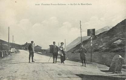. CPA   FRANCE  73 "Le Col du Mont Cenis"/ DOUANE