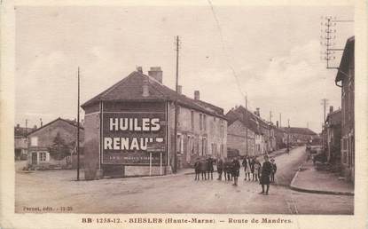 CPA FRANCE 52 "Biesles, rte de Mandres"