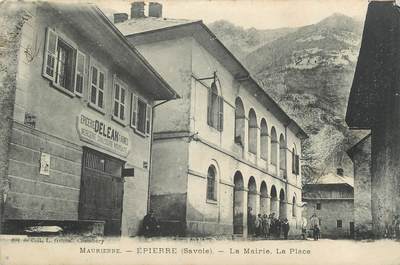 . CPA   FRANCE  73 "Epierre, La Mairie et la place"