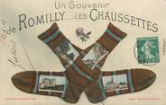 10 Aube CPA FRANCE 10 "Romilly " / CHAUSSETTE