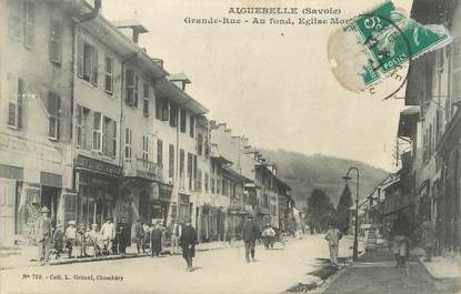 . CPA   FRANCE  73 "Aiguebelle, Grande rue"