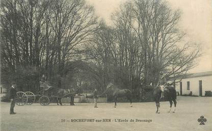 CPA FRANCE 17 "Rochefort sur Mer, l'Ecole de dressage"