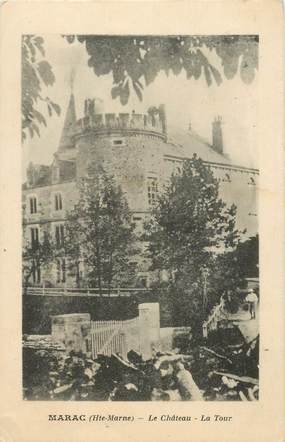 CPA FRANCE 52 "Marac, le chateau"