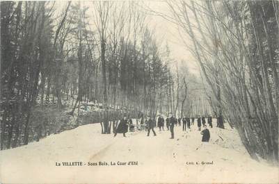 . CPA   FRANCE  73 "La Vilette, Sous bois"